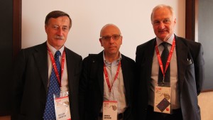 Da sx Massimo Andreoni, Andrea Antinori, Adriano Lazzarin