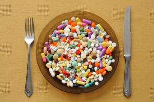 Plate with Pills